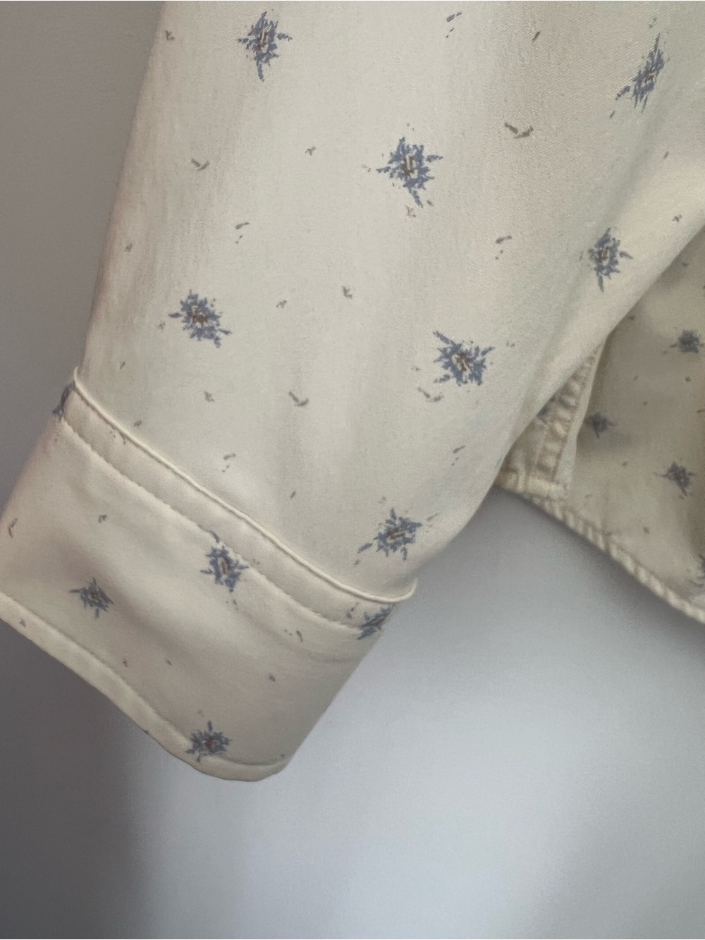 Poncho Estacado Classic Western Shirt Cream Outdoors UPF 50+ Large - Picture 7 of 12